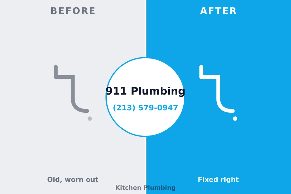 Before and after: plumbing repair Wheaton, MN